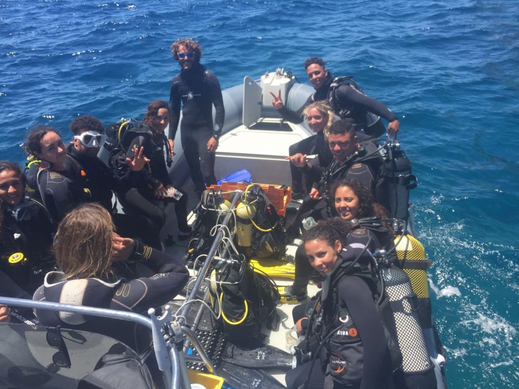 Spinola Family group Discover Scuiba Dive in Tenerife with Aqua-Marina ...