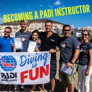 becoming a padi diving instructor