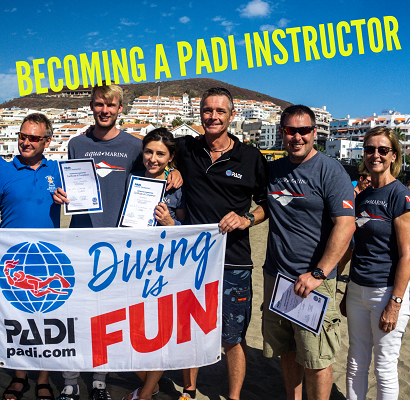 becoming a padi diving instructor